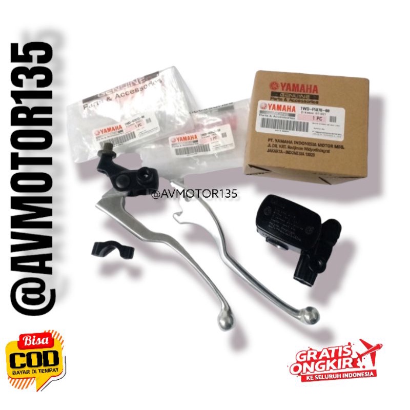 Jual Master Rem Depan R25 Set Handle Rem + Handle Kopling | ORIGINAL ...