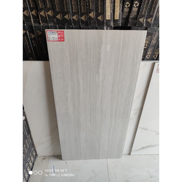 Granit Lantai 60x120 Kw Eco Glazed polized Bianco Travertino by INDOGRESS