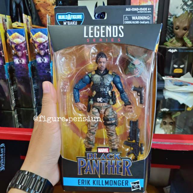 IN STOCK  HASBRO F7130 Marvel Legends 6 Inch Scale Erik Killmonger (amazon Exclusive) I.1629046264