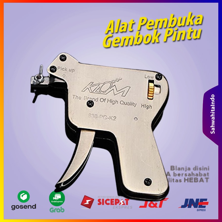 Jual Alat Pembuka Gembok Pintu Lockpick Gun Climbing Panjat Tebing ...