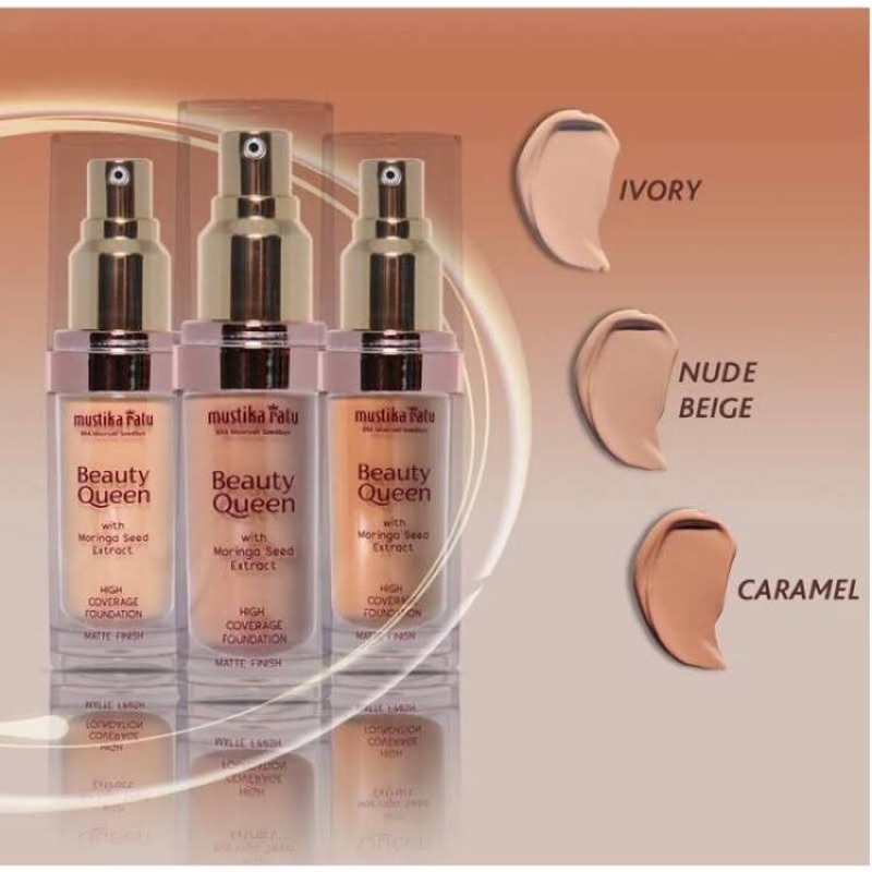 Jual MUSTIKA RATU HIGH COVERAGE FOUNDATION DEWY FINISH Shopee Indonesia