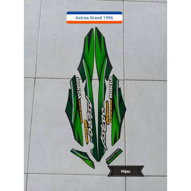 Jual Striping Motor Honda Astrea Grand Hijau Shopee Indonesia