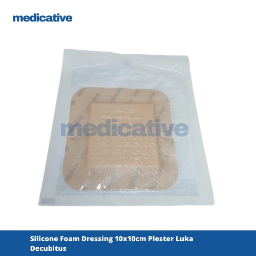 Jual Silicone Foam Dressing 10x10cm Plester Luka Decubitus Shopee