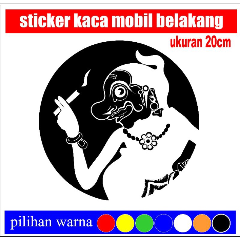 Jual Stiker Cutting Stiker Wayang Punokawan Shopee Indonesia