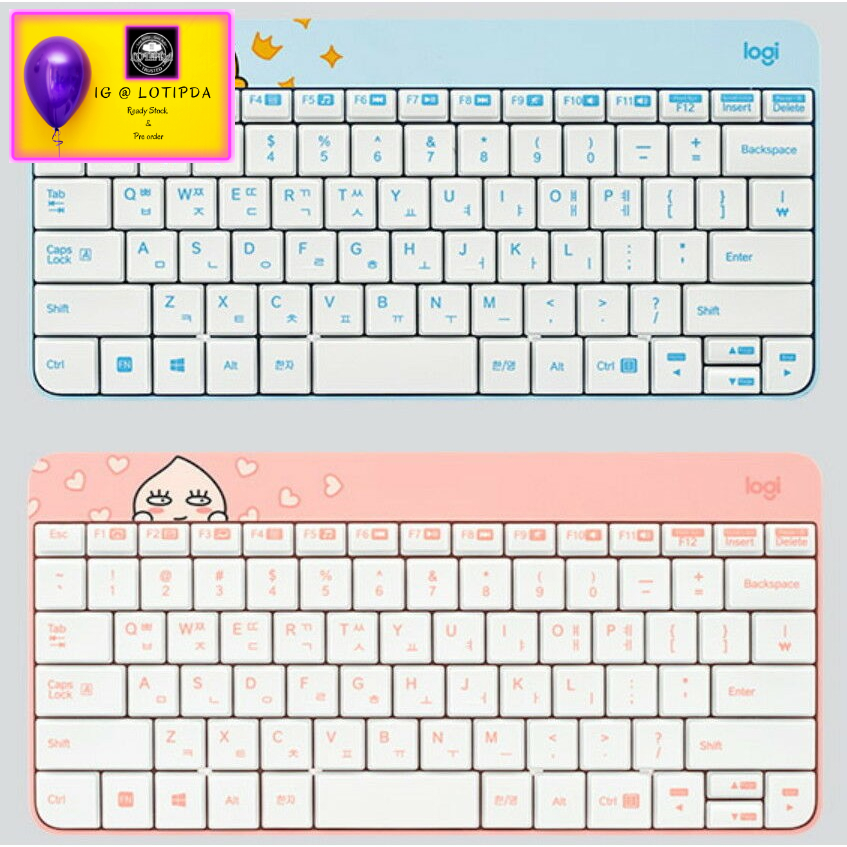Jual KAKAO FRIENDS special Edition K240 MINI Wireless Keyboard Korea ...