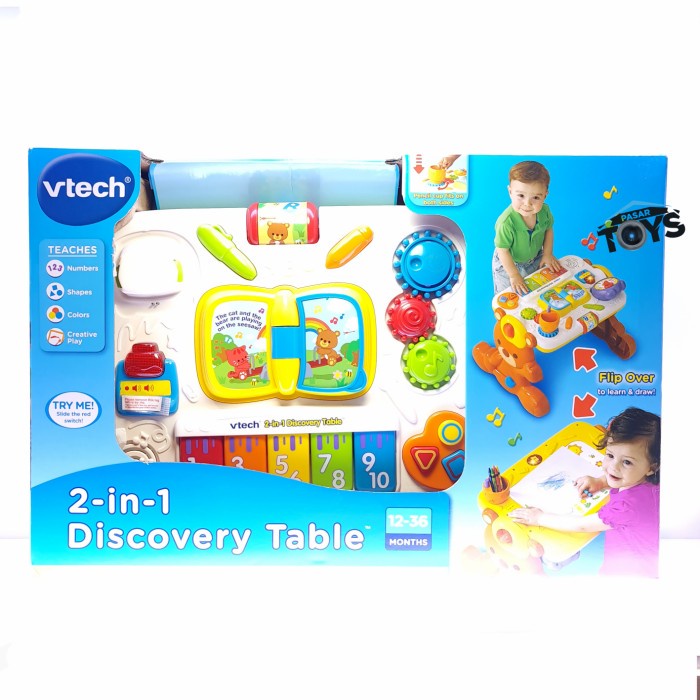 Jual VTech 2-in-1 Discovery Table Learning and Drawing All In One ...