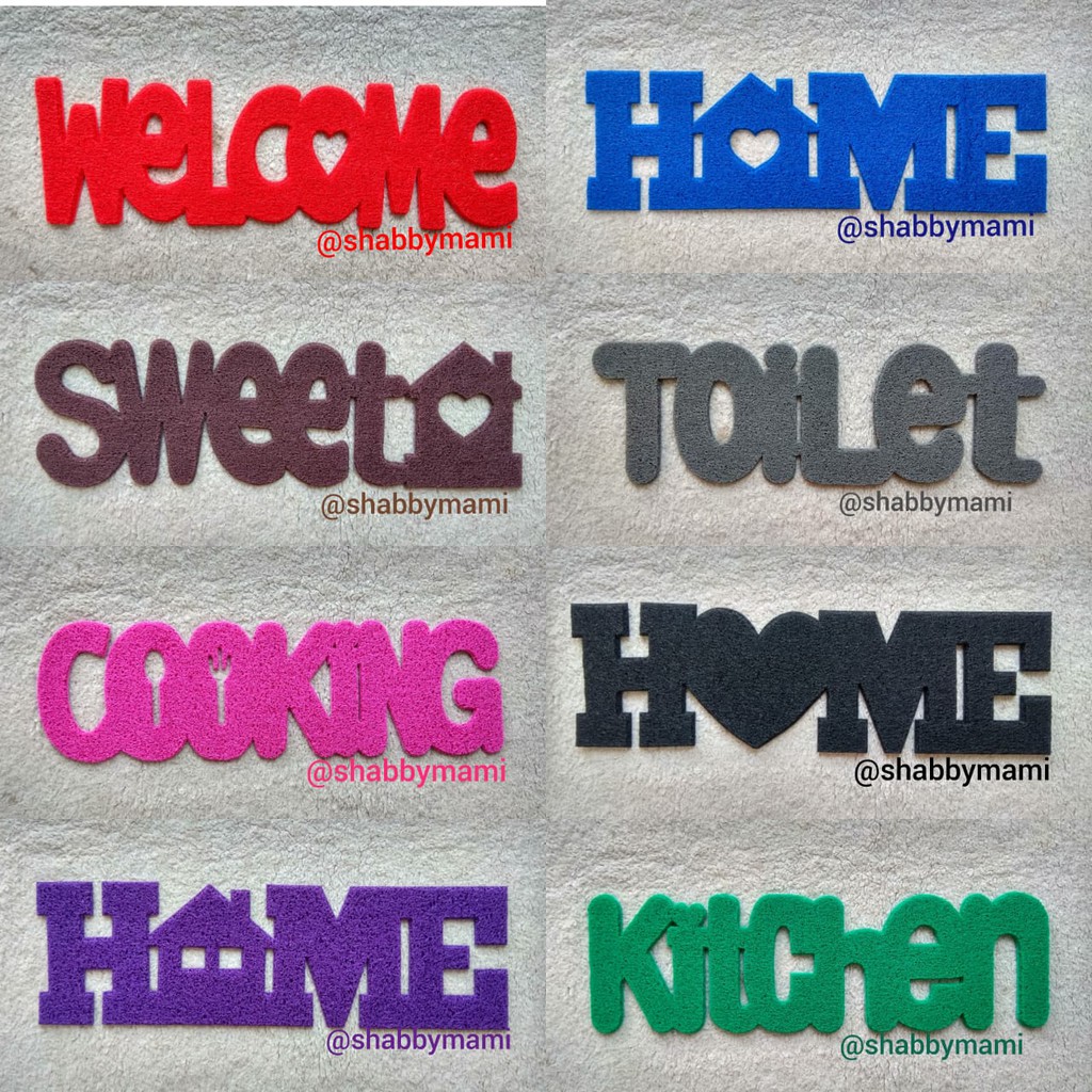 Jual Keset Kitchen Keset Welcome Keset Home Keset Cooking Keset