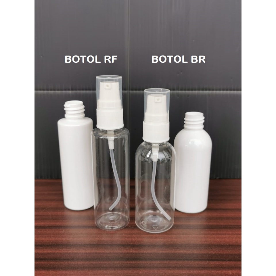 Jual Botol PUMP TREATMENT PET 60ml 60 ml Bening Clear Transparan ...