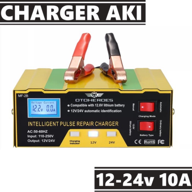 Jual Jual Charger Aki Cas Aki Otomatis 10A Bisa Cas sampai Aki 120