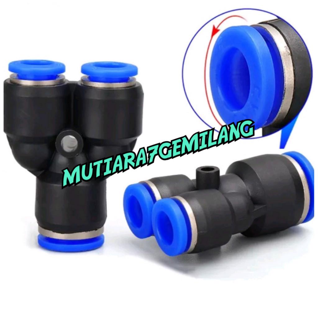 Jual FITTING Y PNEUMATIC / CONNECTOR FITTING SLIP LOCK MODEL Y ...