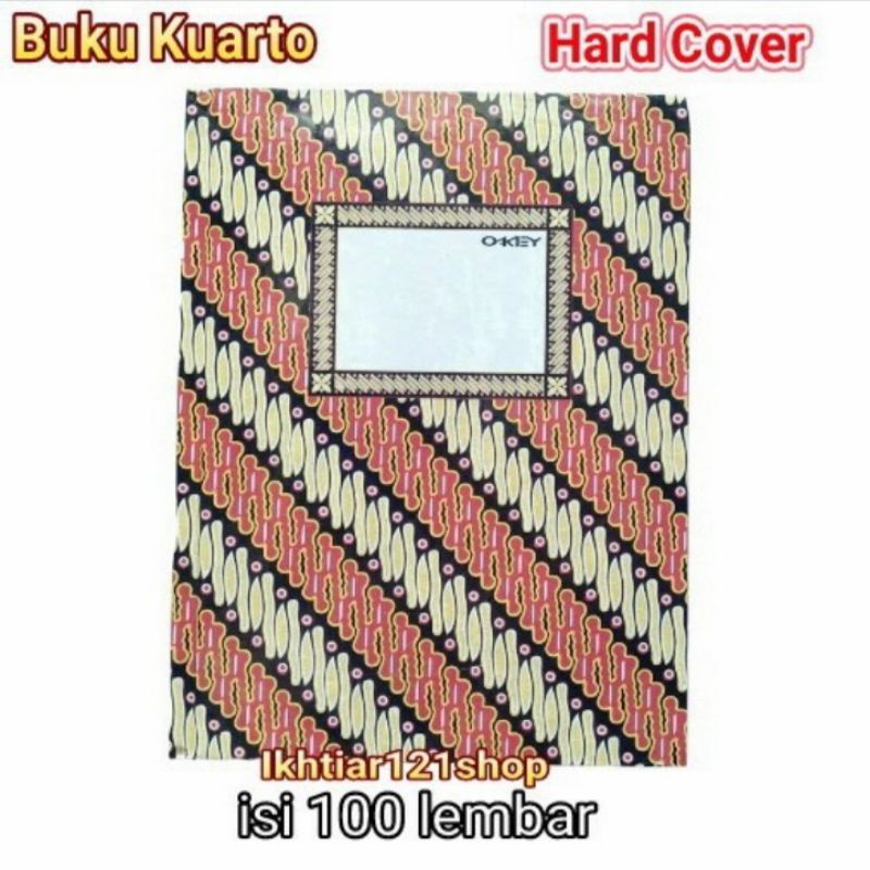 Jual Buku Tulis Kwarto Cover Tebal Buku Kuarto Hard Cover Isi 100