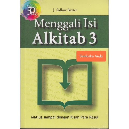 Jual A) Menggali Isi Alkitab 1 2 3 4. J Sidlow Baxter. Explore The Book ...