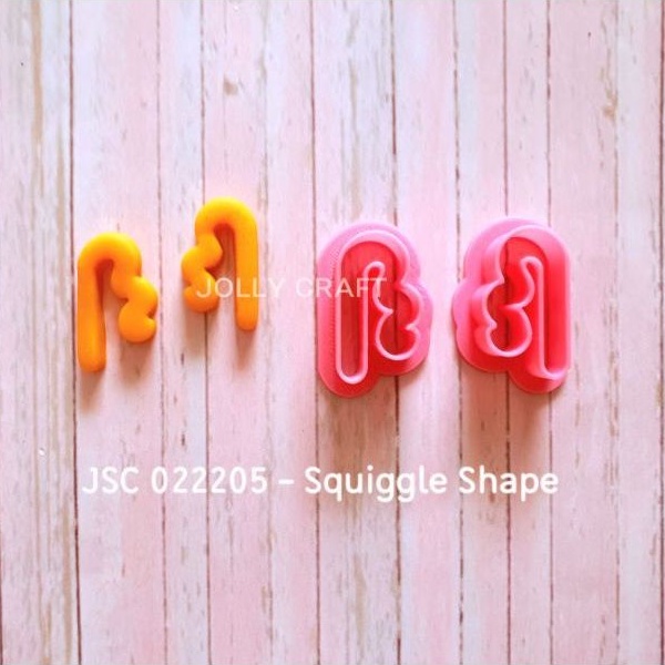 Jual Clay cutter SQUIGGLE SHAPE (2 pcs/set) | Shopee Indonesia