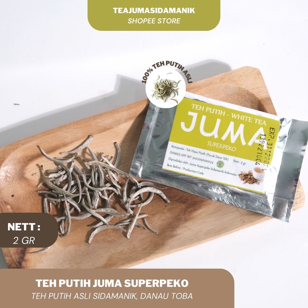 Jual Teh Putih Teh Juma Sidamanik Superpeko White Tea Teh Kesehatan Teh