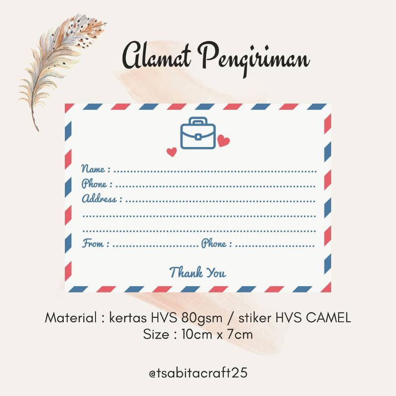 Jual KERTAS/STIKER ALAMAT PENGIRIMAN PER 40 PCS | Shopee Indonesia