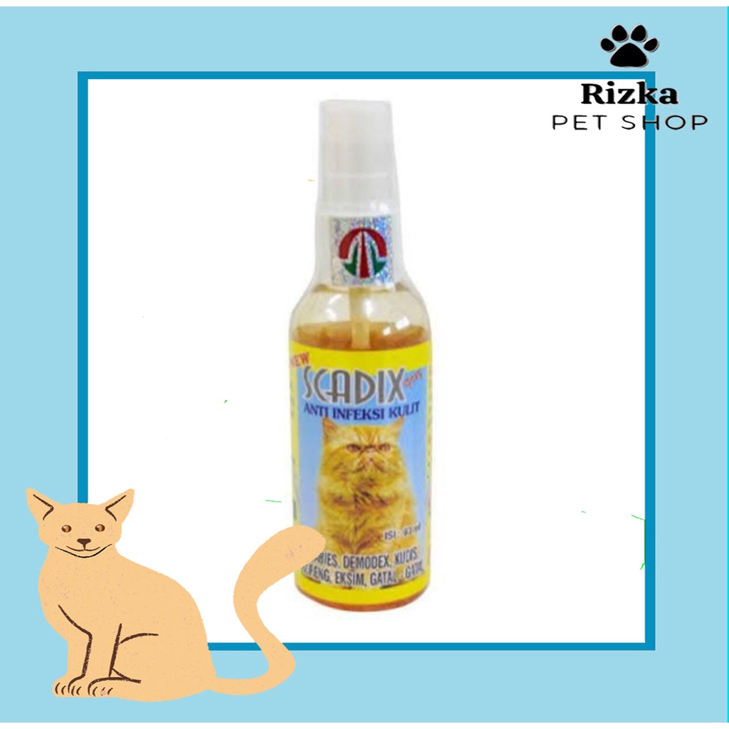 Jual Scadix Spray Anti Infeksi Kulit Kucing Ml Shopee Indonesia