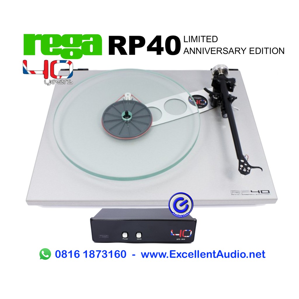 Jual Rega RP40 RP 40 Special limited anniversary turntable piringan ...