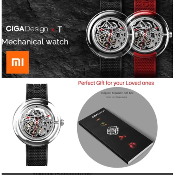 Jual Jam Ciga Design T Series 360 Degree Transparent Mechanical Watch