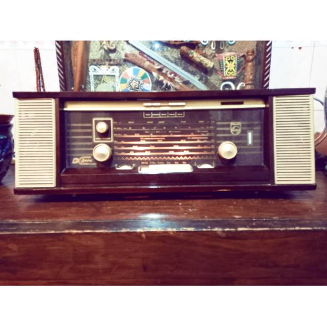 Jual Radio Kuno Philips Bi Ampli 1950an | Shopee Indonesia