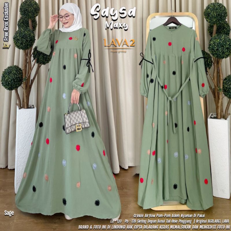 Jual Saysa Maxy Dress by Lava2 | Shopee Indonesia
