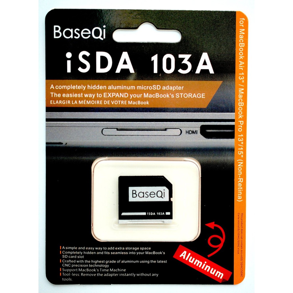 Jual BASEQI 103A Micro SD Card Macbook Air 13", Pro 13" &15" (Non