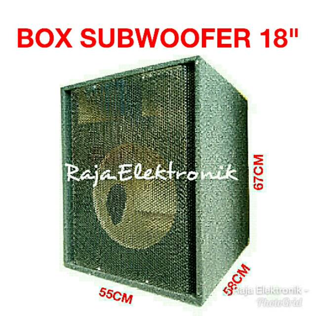 Box 18 inch store subwoofer