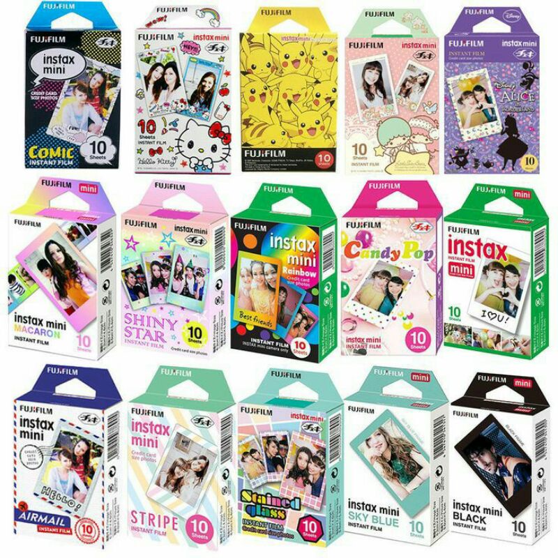 Jual refill instax mini single/ instax paper 20/instax film paper ...