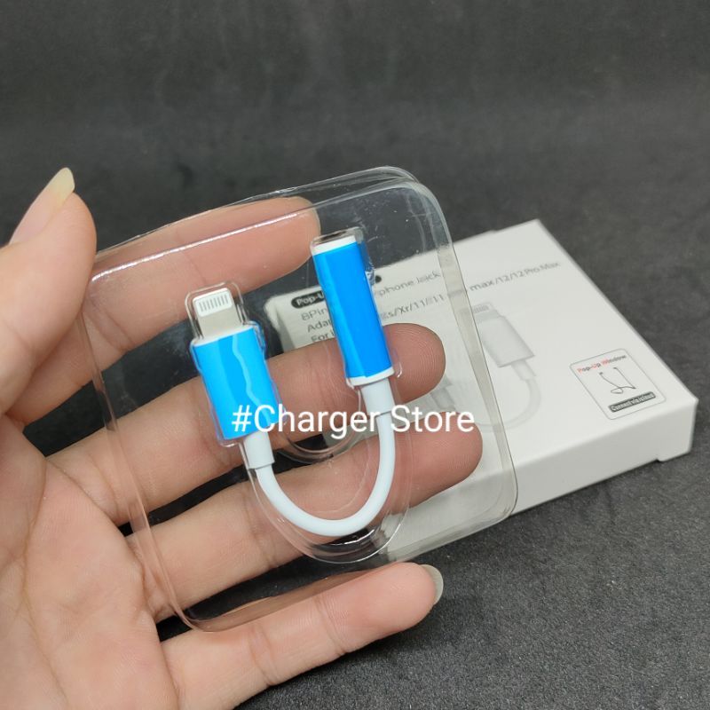 Jual Jack Audio Kabel Sambungan Headset Lightning to Headphone Jack