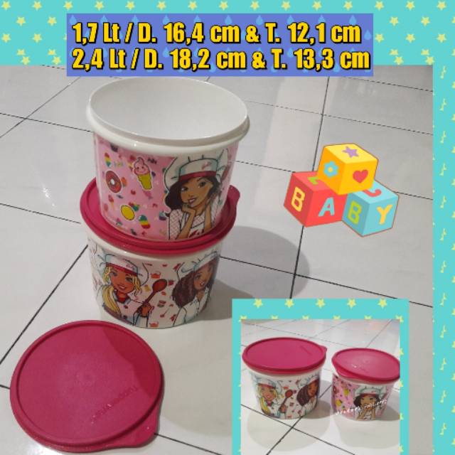 Jual Barbie caniater isi 2 bh / Toples bulat ( Ukuran 1 7 LT dan 2 4 LT ...