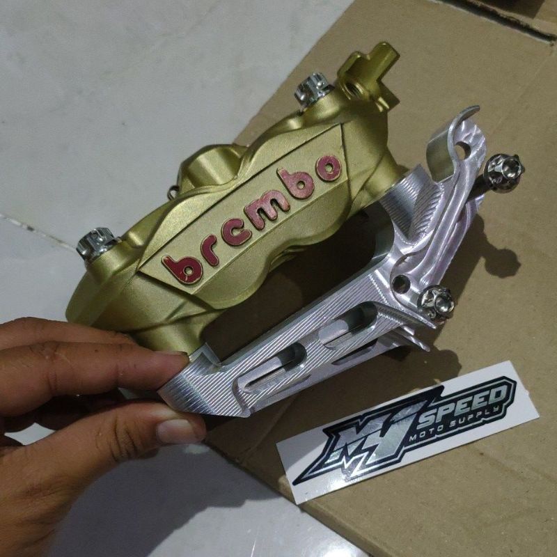 Jual Kaliper Brembo M4.L3 Brembo Kaliper Set Copotan Moge Set Breket ...