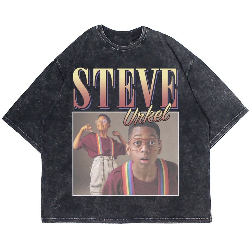 Jual KAOS OVERSIZE STEVE URKEL HOMAGE WASHING VINTAGE TEE (T-SHIRT ...