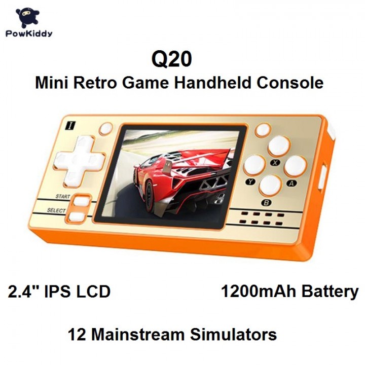 Jual POWKIDDY Q20 MINI - Retro Handheld Console 64GB - Game Nostalgia ...
