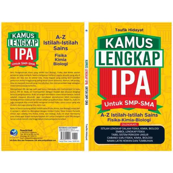 Jual Brpkamus Lengkap Ipa Untuk Smp Sma A Z Istilah Istilah Sains