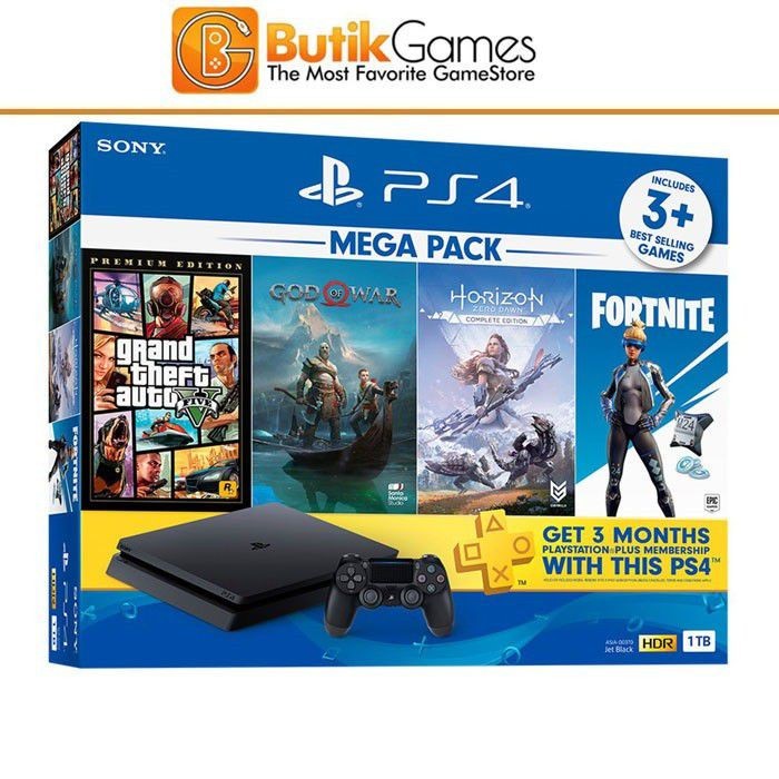 Ps4 slim 1tb mega pack 2 bundle new arrivals