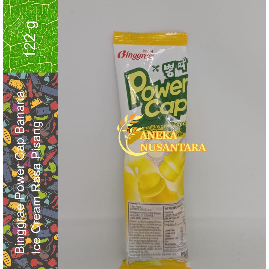 Jual Binggrae Power Cap Ice Cream Korea Rasa Soda & Pisang 122g Shopee Indonesia