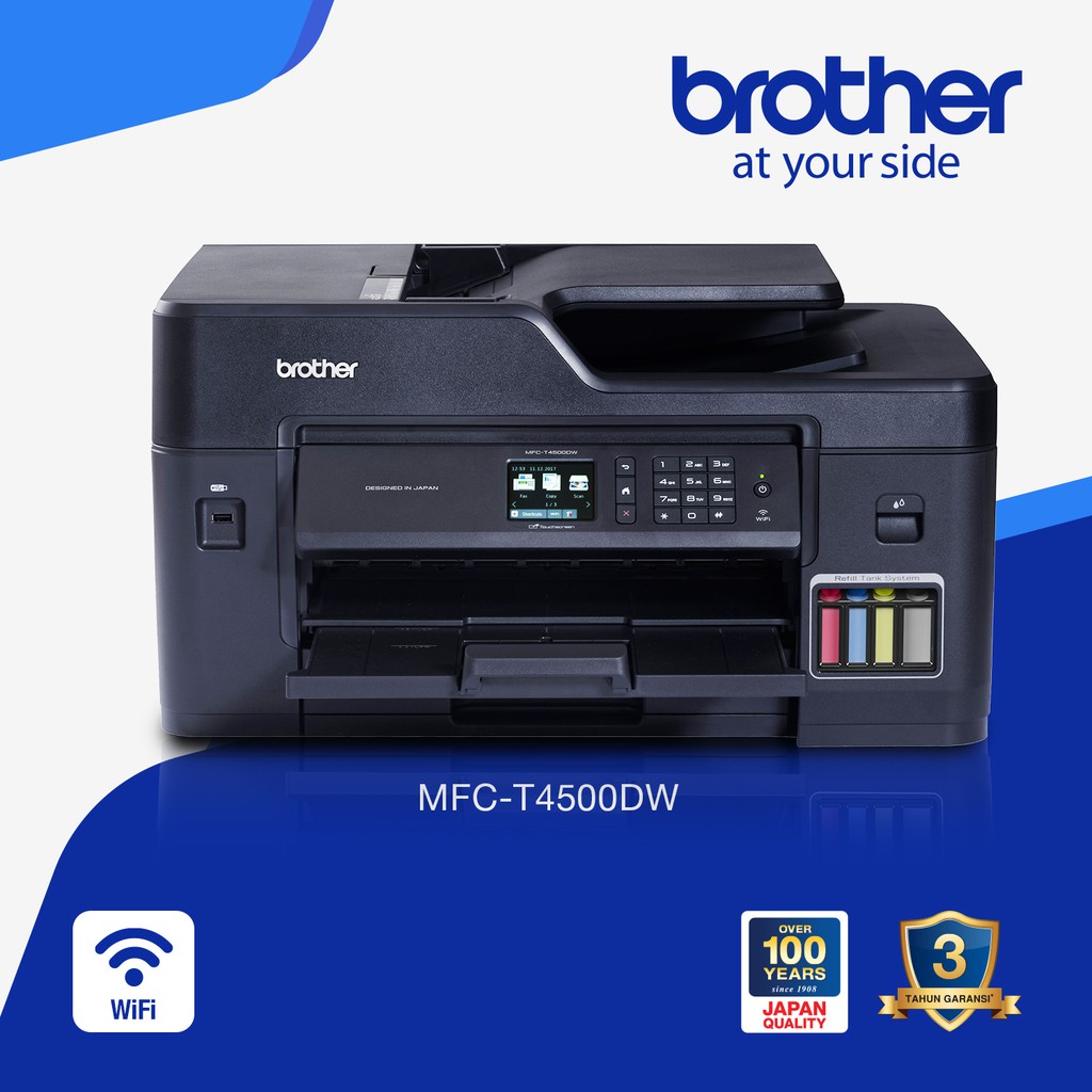Printer Brother MFC-T4500DW - (Print, Scan, Coppy, Fax, Wireless)