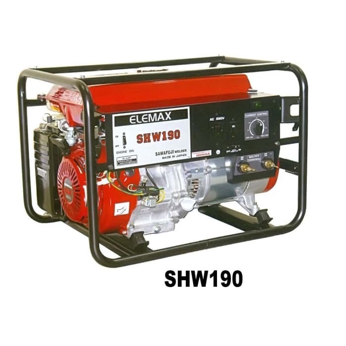 Jual ELEMAX SHW190RAS Mesin Welder Generator Set 2KVA Mesin Genset ...