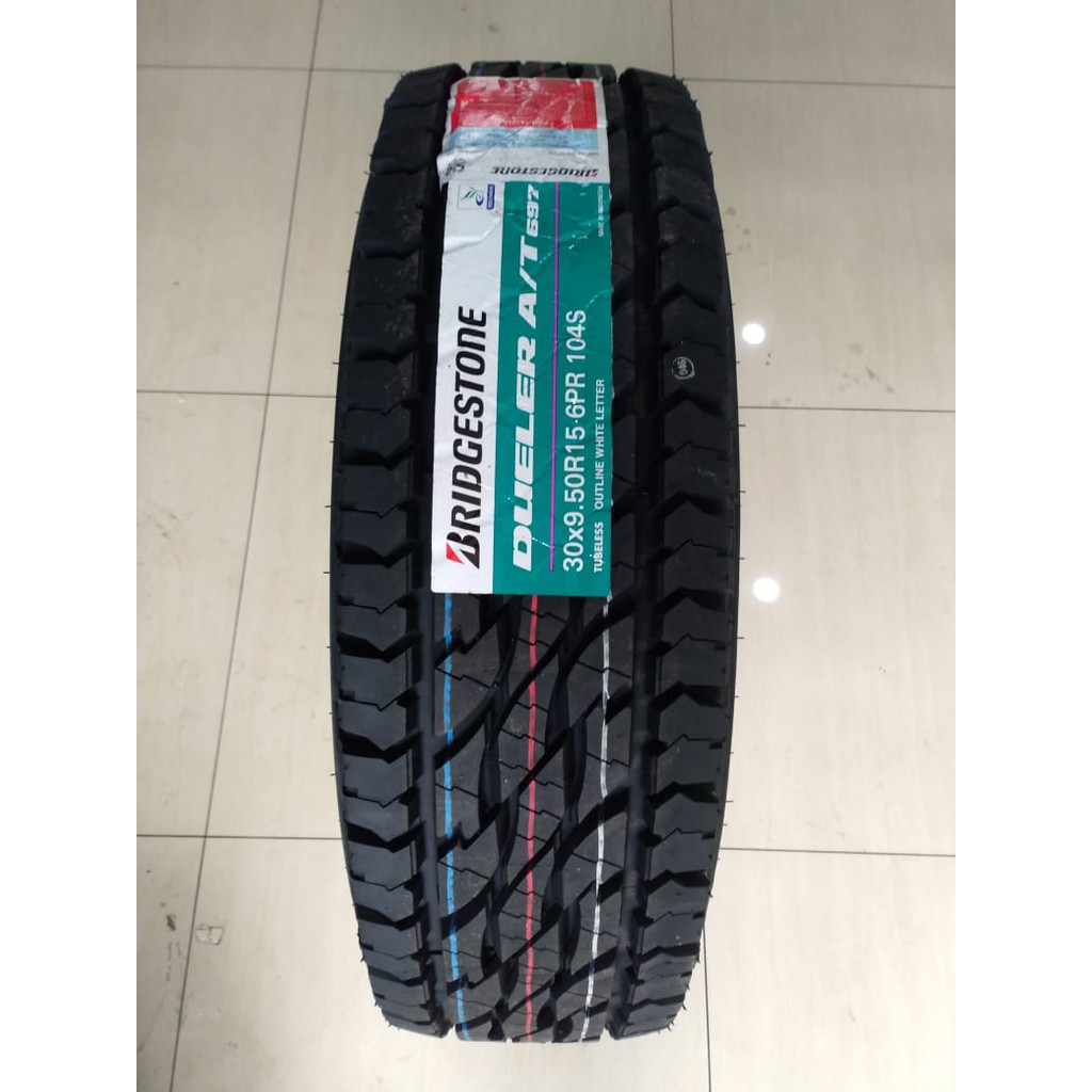 Jual Bridgestone Dueler AT D697 Ukuran 30 X 9.50 R15 Ban Mobil | Shopee ...