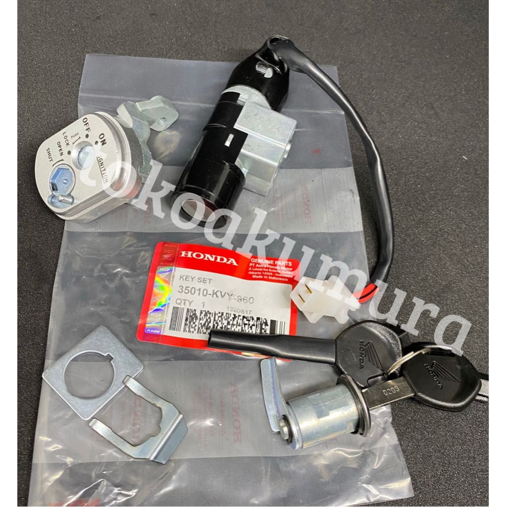 Jual Kunci kontak set / key set honda Beat karbu- beat lama (KVY ...