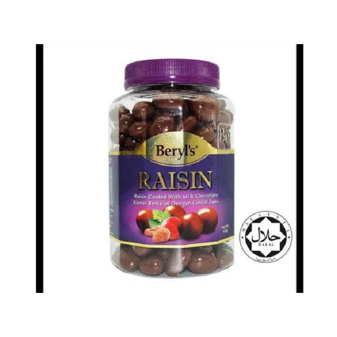 Jual Beryls Raisin Coated With Milk Chocolate Halal | Shopee Indonesia