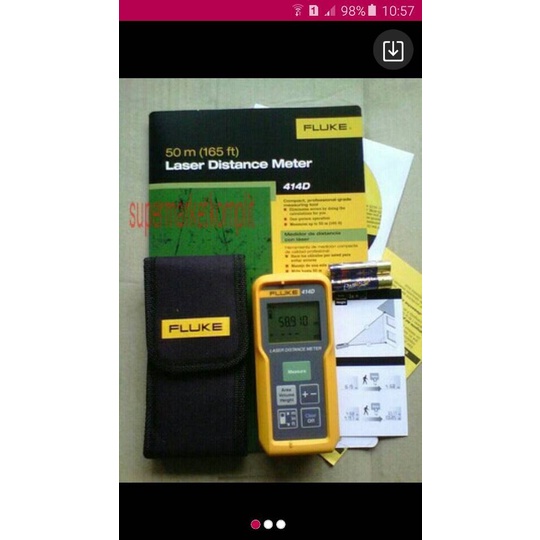 Jual Promo Alat Ukur Dimensi Meteran Laser Digital Fluke D