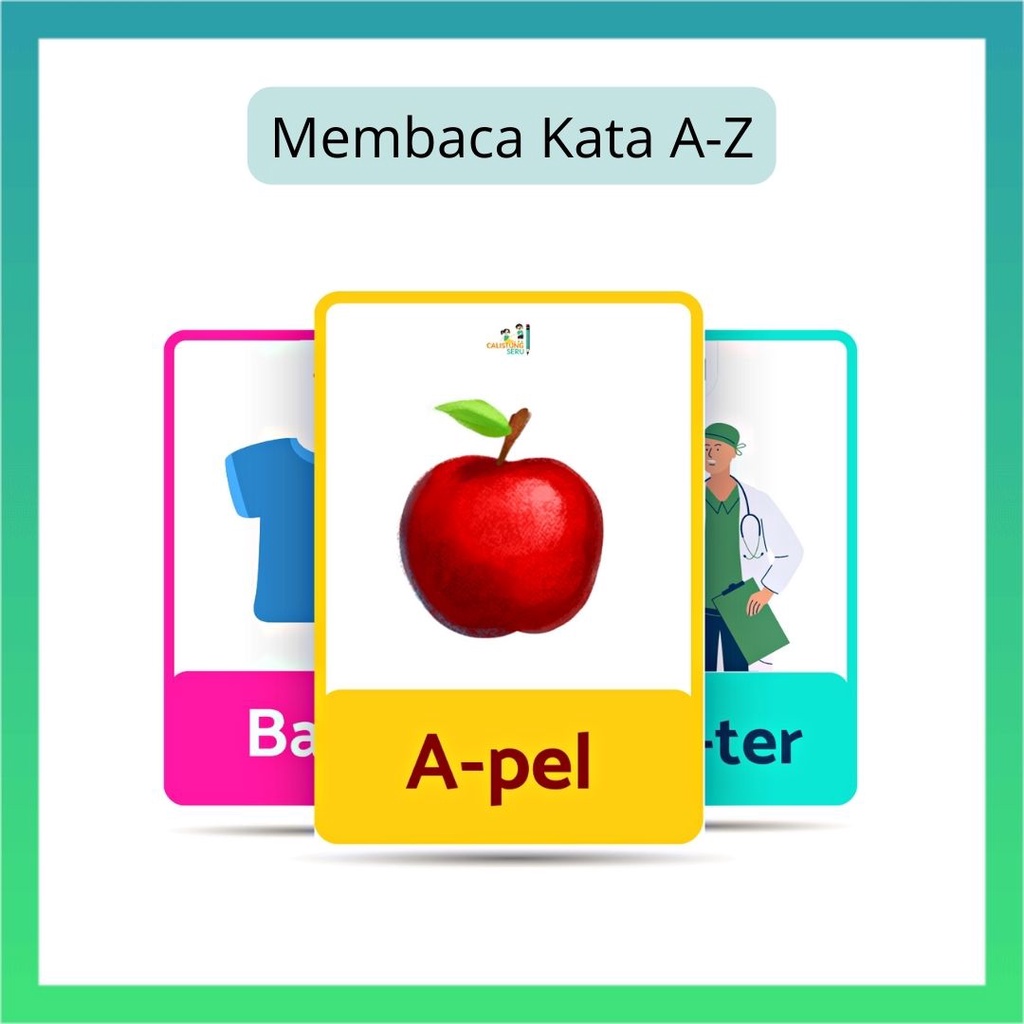 Jual Flash Card Huruf / Flash Card ABC / Flash Card Alfabet / Flash ...