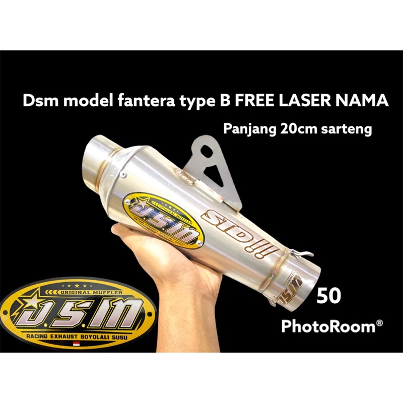 Jual Knalpot Dsm fantera 20 free laser nama | Shopee Indonesia