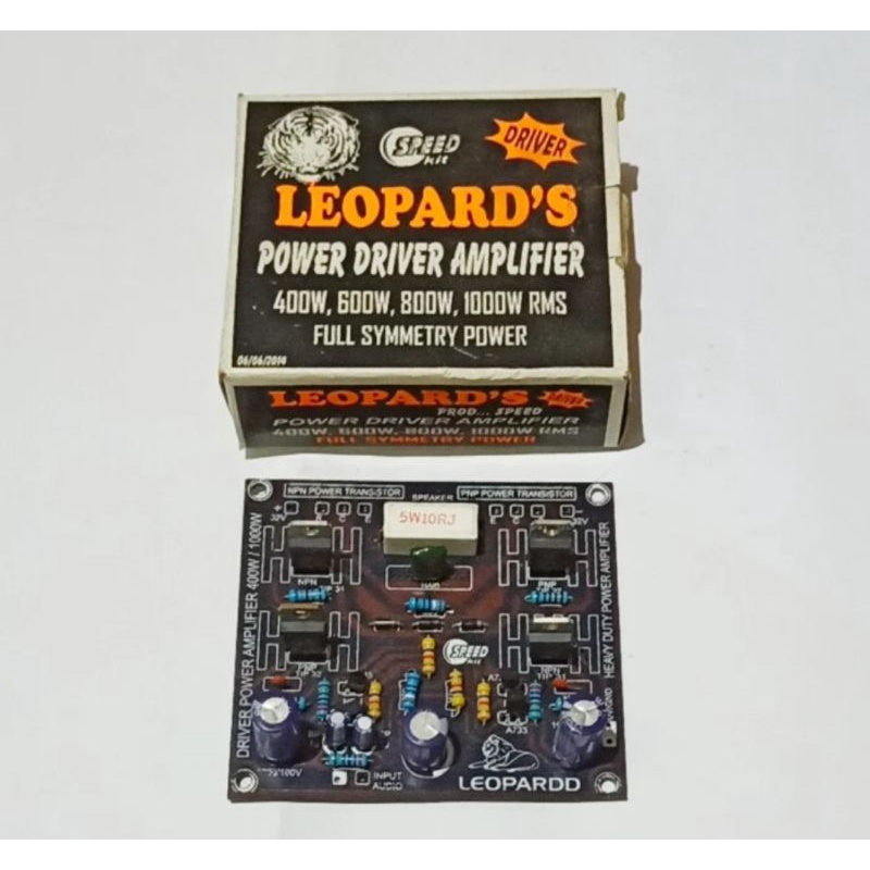 Jual Kit Tingkat Driver Power Amplifier W Leopard Power Spe Shopee Indonesia