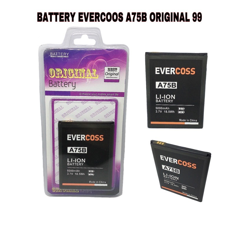 Jual BATTERY BATERAI EVERCOSS A5A/ TC-1/ A12B/ A5B/ A53/ A65/ A75B/ R5D ...