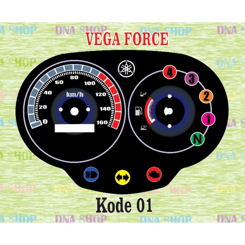 Jual Panel Speedometer YAMAHA VEGA FORCE / VEGA RR injeksi | Shopee ...