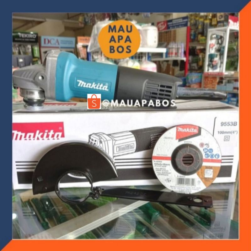 Jual Makita 9553B Mesin Gerinda Tangan Angle Grinder 4" | Shopee Indonesia