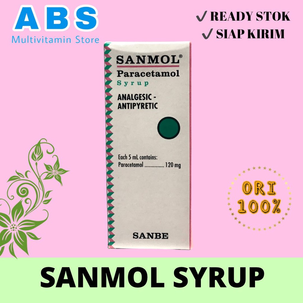 Jual Sanmol Syrup 60 Ml Paracetamol Sirup 60ml Shopee Indonesia