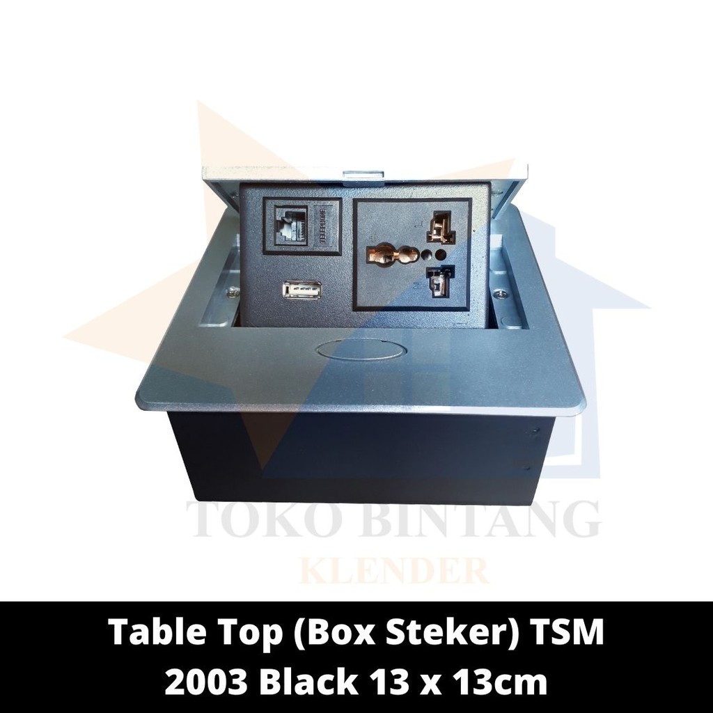 Jual Table Top (Box Steker) TSM 2003 Black 13 X 13cm (pcs) | Shopee ...