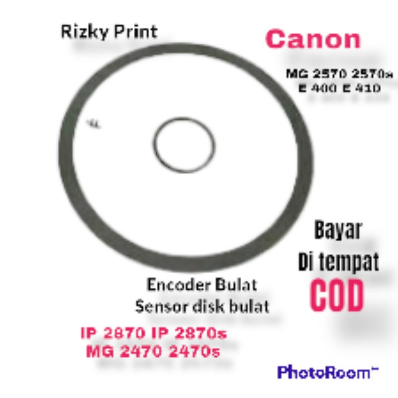 Jual Encoder Bulat Encoder Timing Disk Printer Canon MG 2570 mg 2570s E